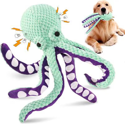 FUUFOME 13.5-in Plush Dog Toy, Green