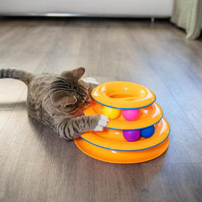 Catstages Tower of Tracks Interactive Cat Toy