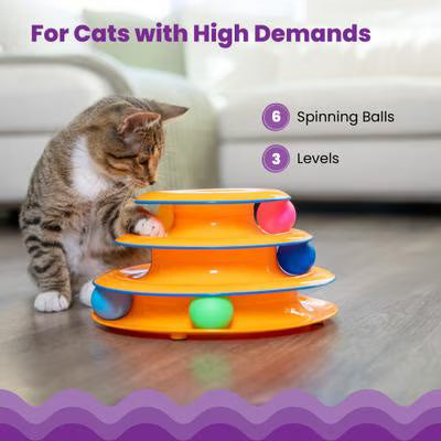 Catstages Tower of Tracks Interactive Cat Toy