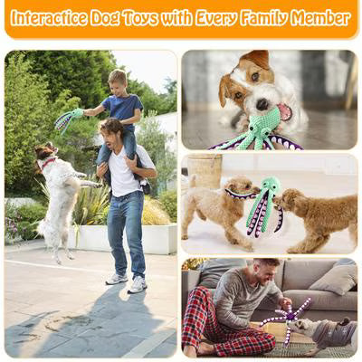 FUUFOME 13.5-in Plush Dog Toy, Green