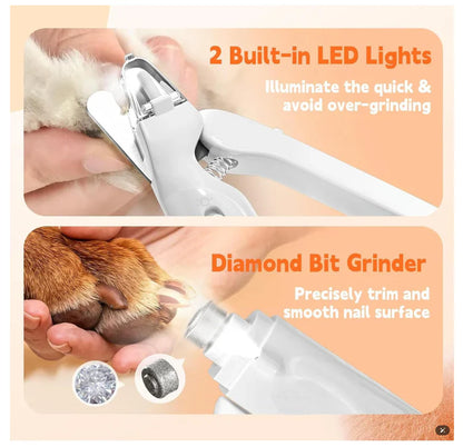 Pups Furry - 2 in 1 Dog Nail Clippers ( Grinder And Clippers )